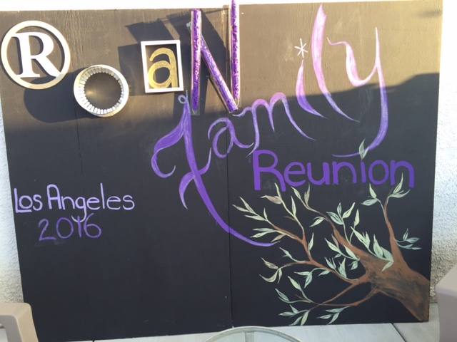 This Reunion Sign is Fabulous! Better than a banner.